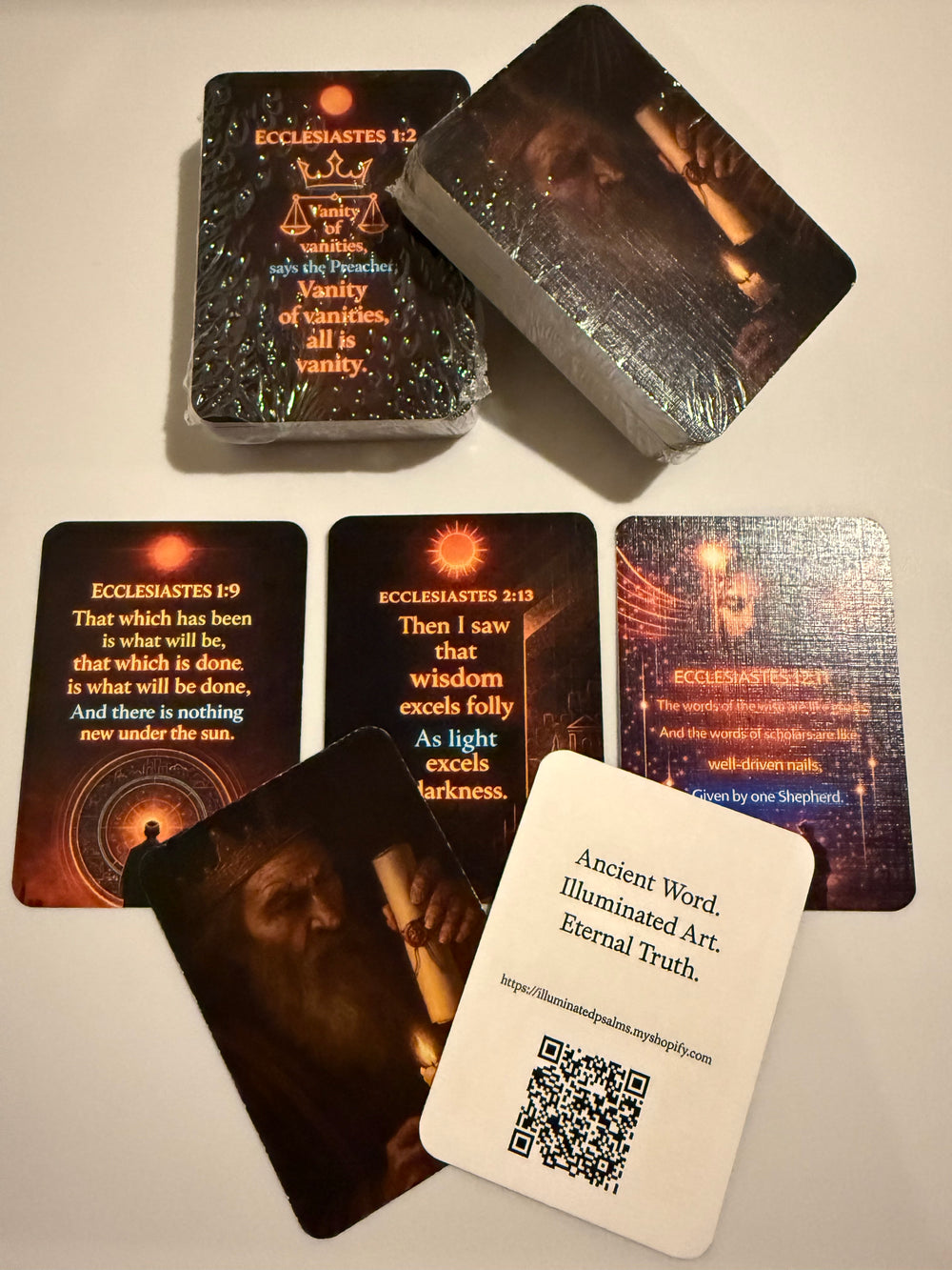 Illuminated Ecclesiastes card set